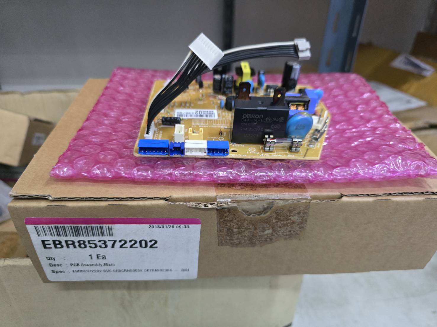 แผงคอนโทลแอร์ LG รุ่น Air conditioning control panel LG model EBR85372202