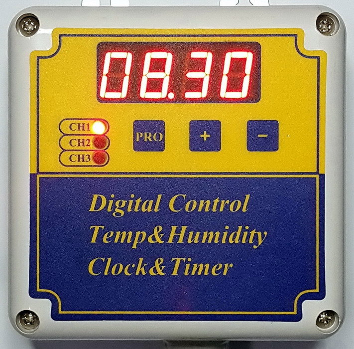รหัส สินค้า CL0010B เครื่องตั้งเวลาสำหรับแอร์ ห้อง เซิร์ฟเวอร์ +อุณหภูมิ
